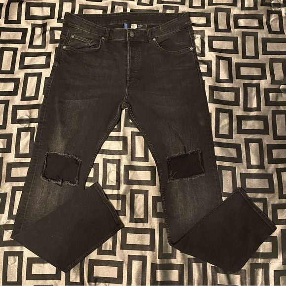 H&M Divided Men's Pants Black - Picture 1 of 6